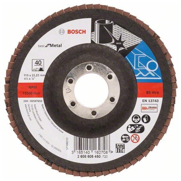 Produktbild Bosch Professional Zubehör PRO X571 Fächerschleifscheibe, 115 mm, G40 (40)