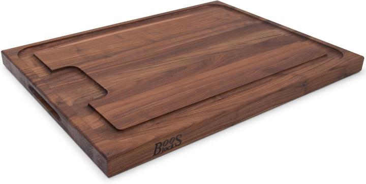 Productafbeelding John Boos Blokken Walnoot Collectie snijplank met sapgeul 61 x 46 x 4 cm walnoothout