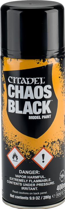 Games Workshop Spray - chaos Black