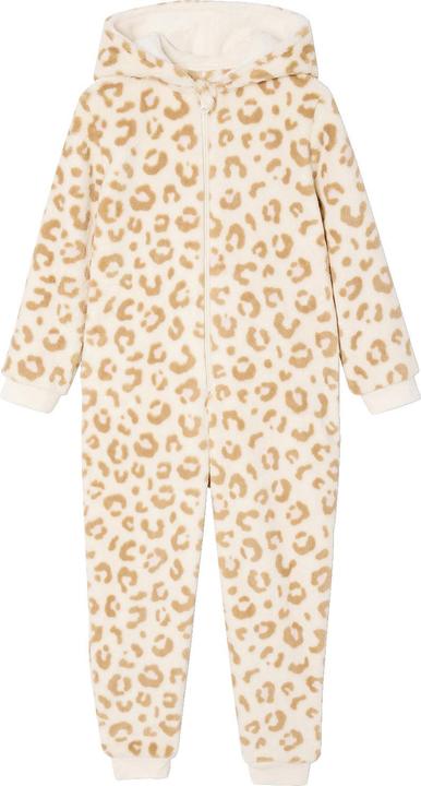 Produktbild Vertbaudet Schlafanzug mit Leo-Print und Kapuze aus Teddyfleece, Mädchen (92)