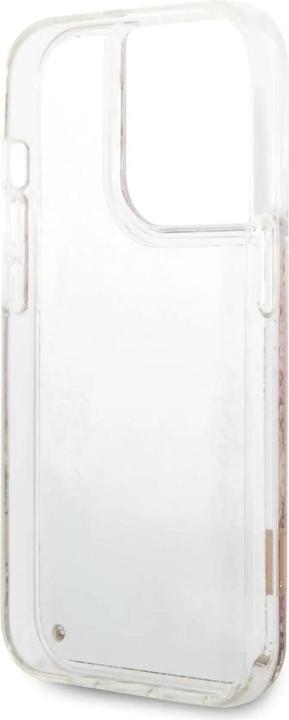 Actual product image Guess GUHCP14XLFLSD iPhone 14 Pro Max 6.7" złoty/gold hardcase Paisley Liquid Glitter (Apple iPhone 14 Pro Max)