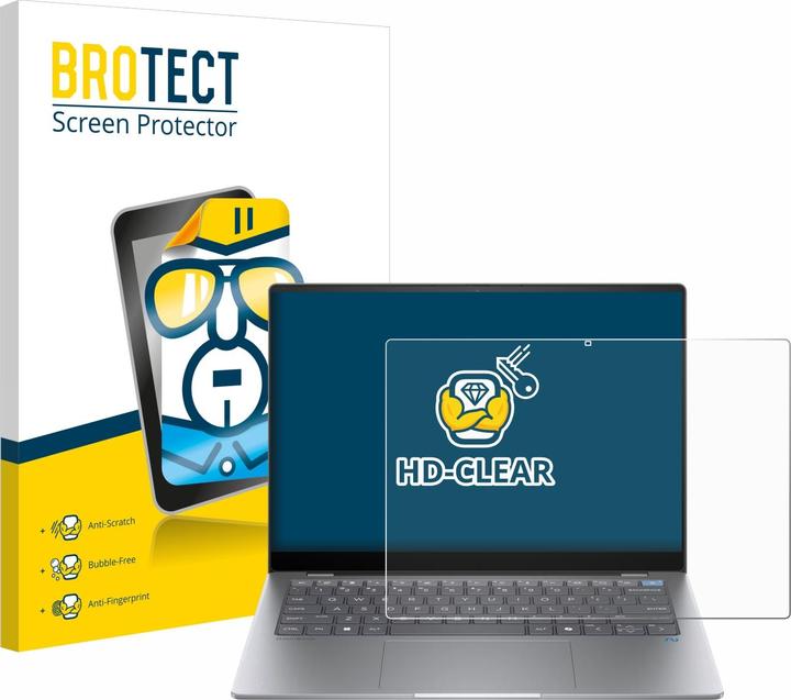 Produktbild BROTECT Schutzfolie Displayschutz Klar (14")