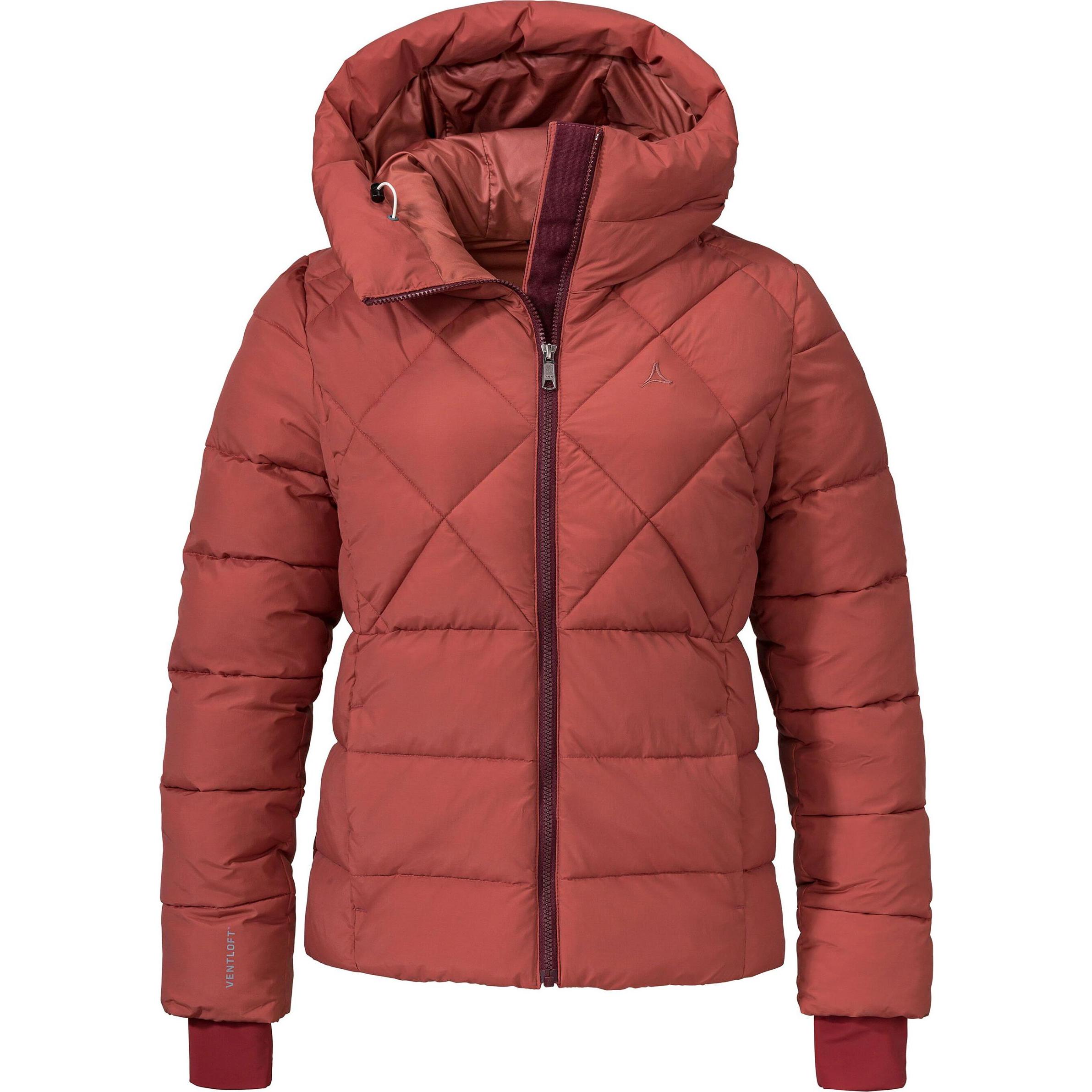 Schöffel, Damen, Jacke, Women's Insulated Jacket Boston (42, L), Rot, 42, L