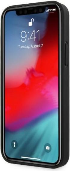 Immagine prodotto Mercedes MEHCP12LPSQBK Custodia rigida per iPhone 12 Pro Max 6,7" in pelle nera con motivo a stelle (Apple iPhone 12 Pro Max)