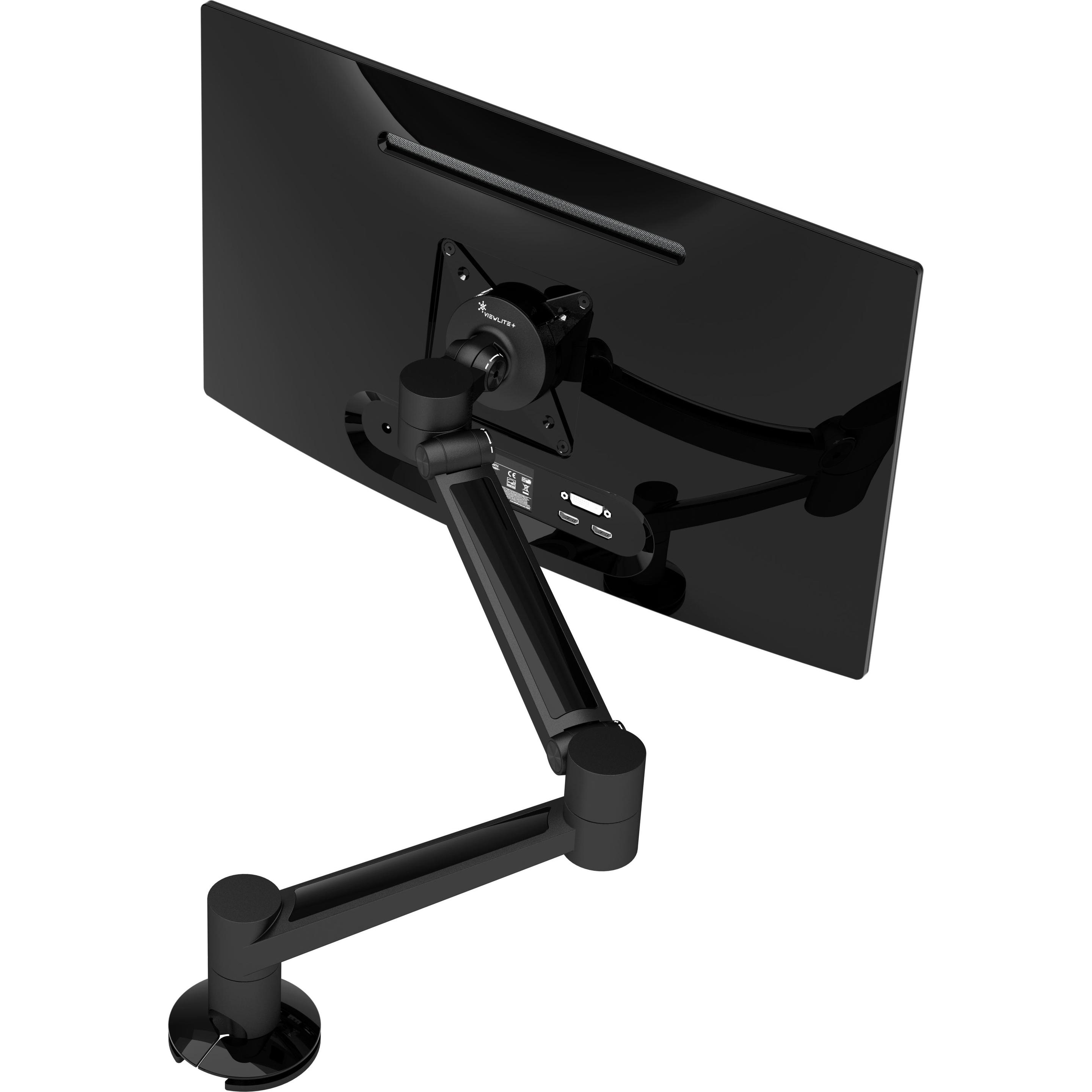 Thumbnail - Dataflex Monitorarm VIEWLITE PLUS (Tisch, 24"), Monitor Halterung, Schwarz