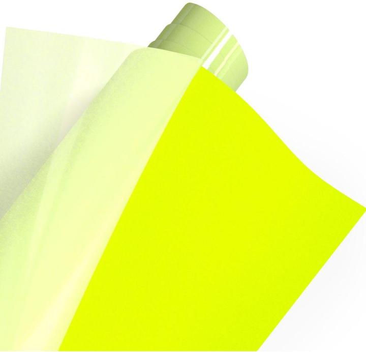 Image du produit Poli-tape Aufbügelfolie Tubitherm Flock, 30.5 x 61 cm, Neon Gelb