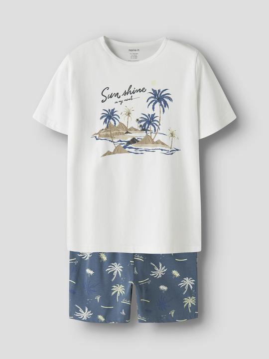 Produktbild Name it Nkmnightset Ss Bluefin Palm Noos (86, 92)