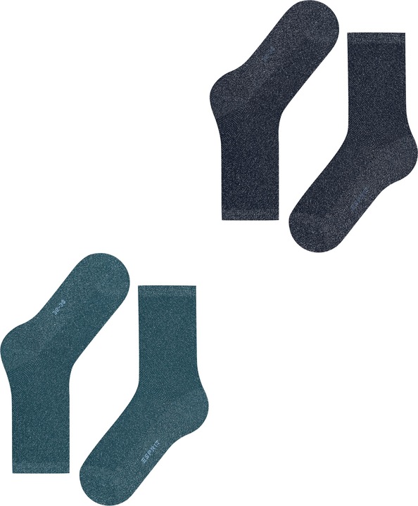 Immagine prodotto Esprit Shimmer 2-Pack Donna (Confezione da 2, 35 - 38)