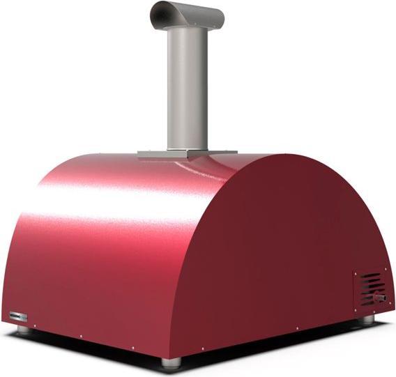 Actual product image Alfa Forni Moderno 5 Pizze Hybrid Antique Red (Pizza oven gas)