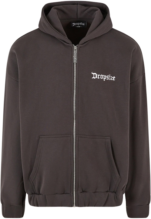 Produktbild Dropsize Super Heavy Oversize Blank Zip Hoodie - 124675 (XL)