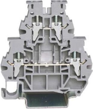 Produktbild RS PRO Reihenklemme Doppelstock Grau, 4mm², 1 kV /