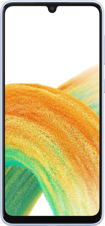 Actual product image Samsung Galaxy A33 5G (128 GB, Awesome Blue, 6.40", Dual SIM, 5G)