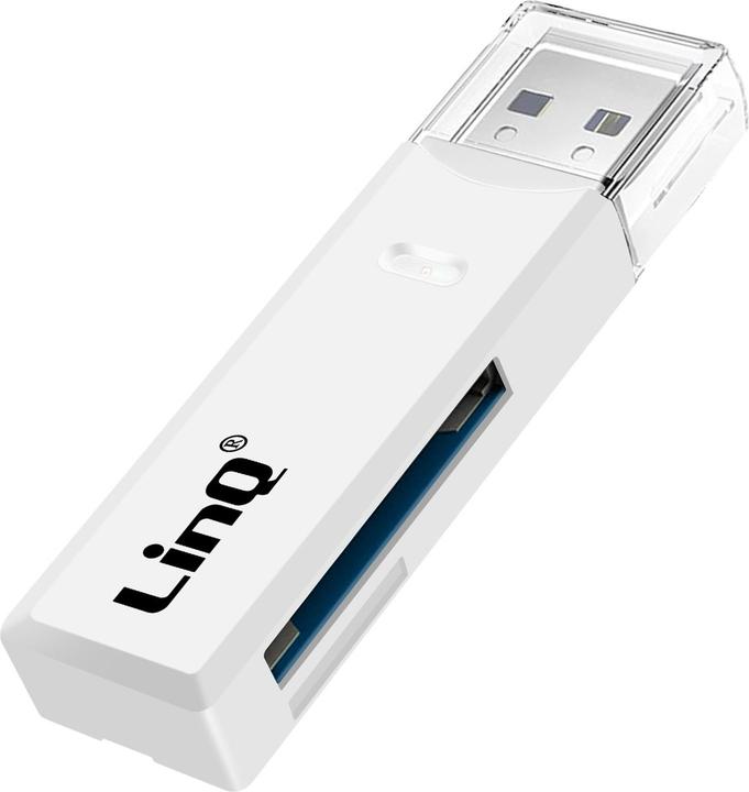 Produktbild LinQ USB 3.0 Kartenleser SD+microSD bis 5 Gbit/s (USB 3.0)