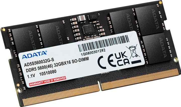 Actual product image Adata SO-DDR5 32GB 5600-46 Premier Single Tray (1 x 32GB, 5600 MHz, DDR5 RAM, SO-DIMM)