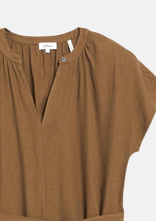 Actual product image s.Oliver Leinenmix-Kleid mit Eingrifftaschen (36)