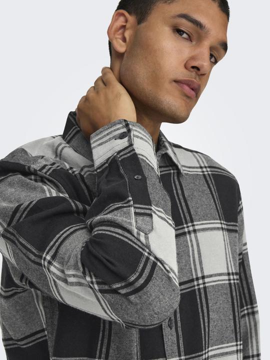 Produktbild Only & Sons Slim Fit Hemdkragen Hemd Hemd (L)