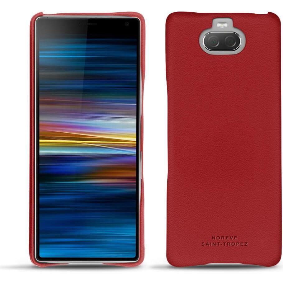 Noreve Lederschutzhülle (Sony Xperia 10), Smartphone Hülle, Rot