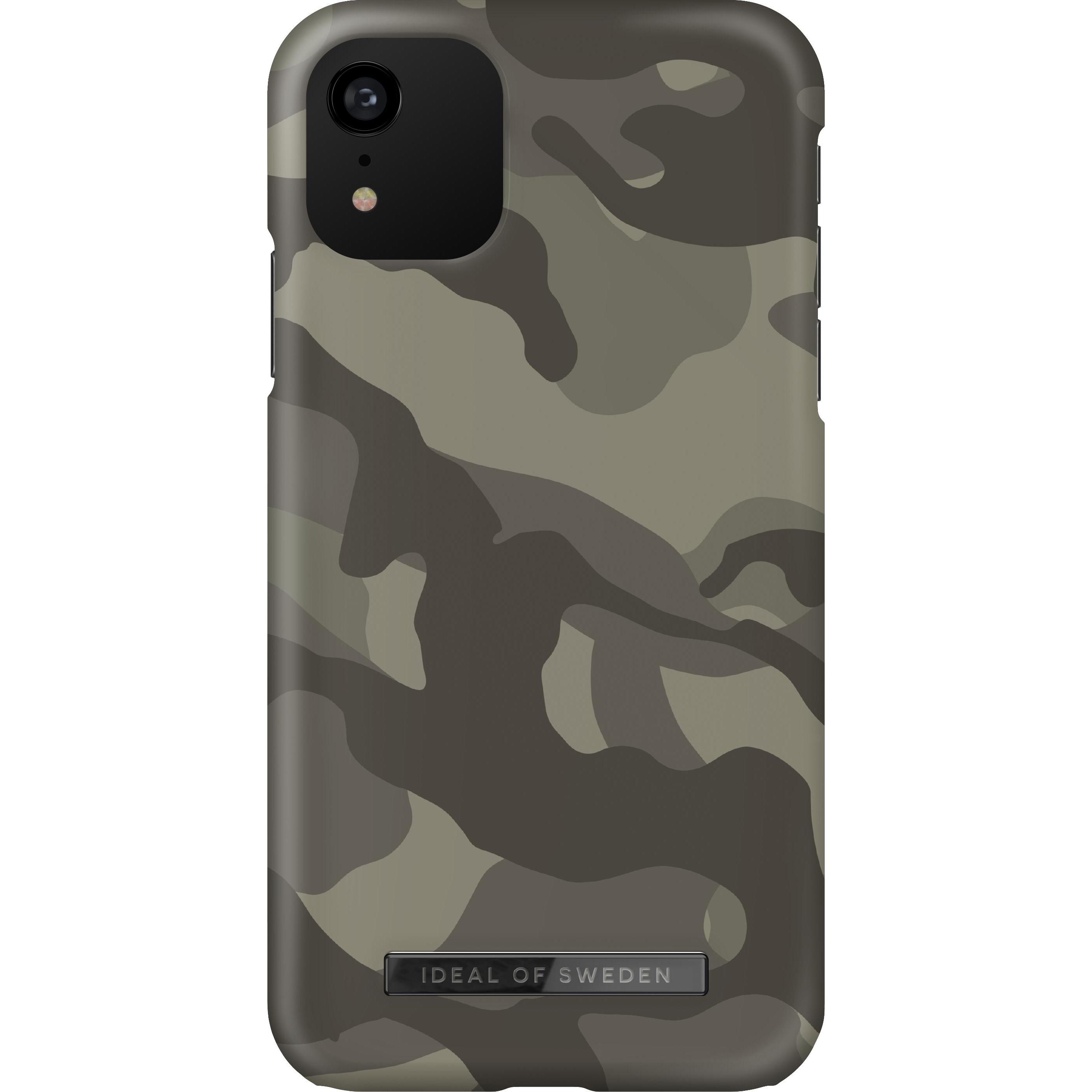 iDeal Of Sweden Designer Hard-Cover Matte Camo (Apple iPhone 11, Apple iPhone XR), Smartphone Hülle, Schwarz