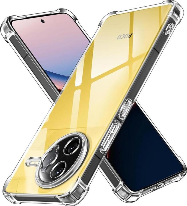 Produktbild Screenguard Crystal Soft Airbag Bumper Hülle (Xiaomi Poco F7 Ultra)