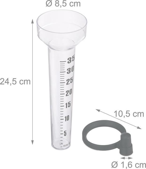 Produktbild Relaxdays 2x Regenmesser