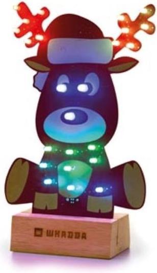 Actual product image Whadda WPXL102 LED Kit Rudolf XL preassembled programming kit - red version