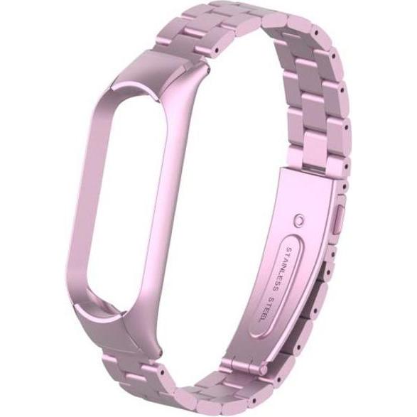 Thumbnail - MU Style Metal Series (Edelstahl, Mi Band 6, Mi Band 5), Uhrenarmband, Rosa