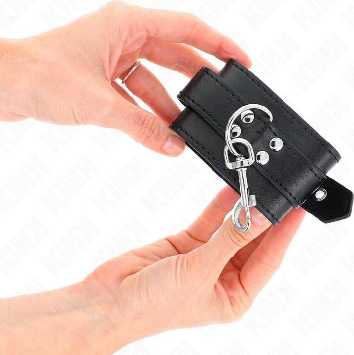 Actual product image Kink Wrist Cuffs With Rivets 35 X 6 cm