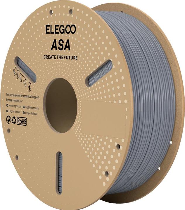Actual product image Elegoo ASA filament (gray) (ASA)