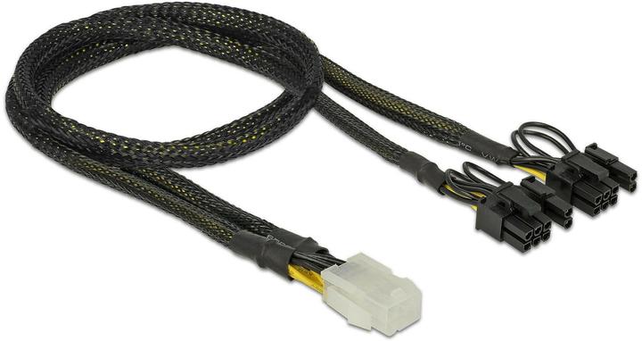 Produktbild Delock 6Pin auf 2x 8Pin oder 2x 6Pin Stromadapter (30 cm, 6 pin PCI-Express, 6+2 pin PCI-Express)