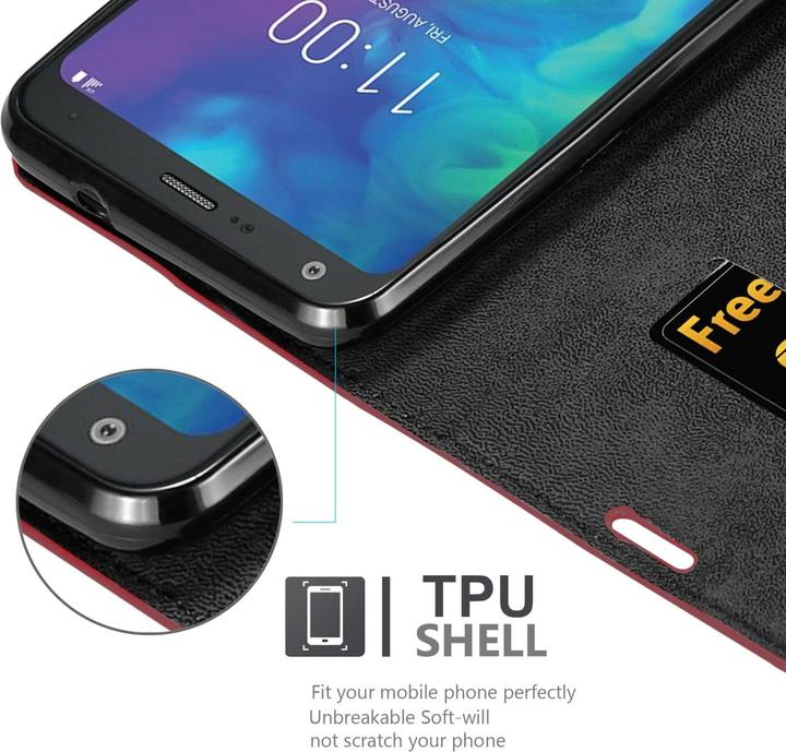 Productafbeelding Cadorabo Boek Invis. Magnetisch deksel (LG Q9)