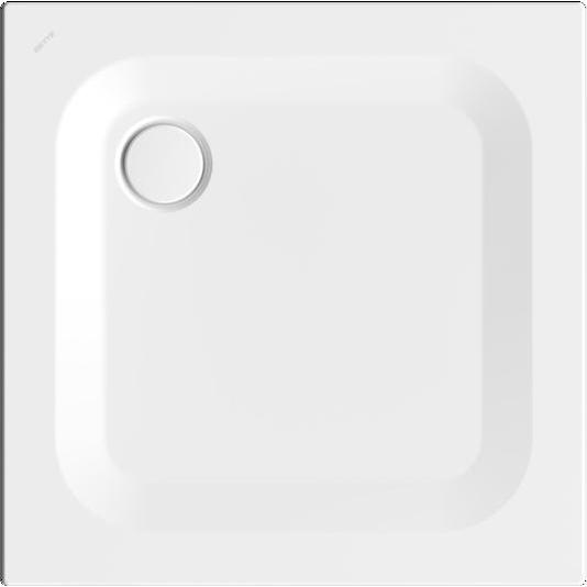 Bette, Duschwanne, Ultra Rechteck-Duschwanne mit Antirutsch Sense 850x850x25mm, weiss, 1589-000AS