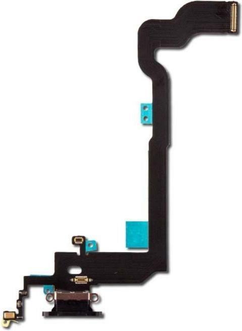 Actual product image NoName iPhone X Flex Cable with Charging Connector Black (iPhone X)