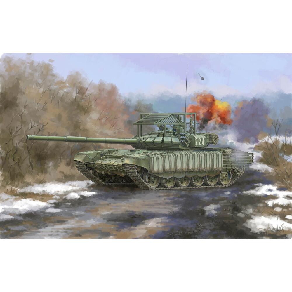 Trumpeter Russian T-72B3 with 4S24 Soft Case ERA&Grating Ar.