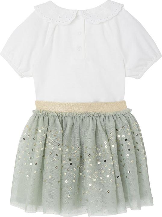 Immagine prodotto Vertbaudet Festliches Mädchen Baby-Set: Blusenshirt & Tüllrock (74)