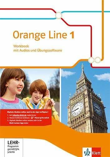 Actual product image Orange Line 1. Workbook mit Audios und Übungssoftware. Ausgabe 2014 (German, Ernst Klett Publishers, 2014)