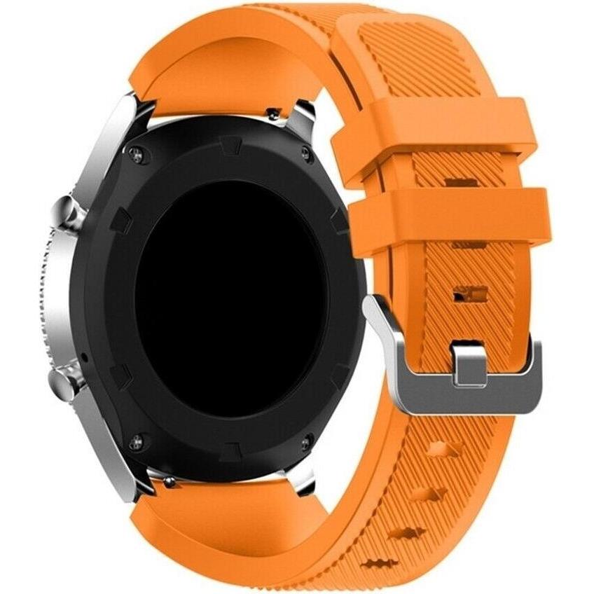 Strap-it Silikonarmband (Silikon, Grit X), Uhrenarmband, Orange