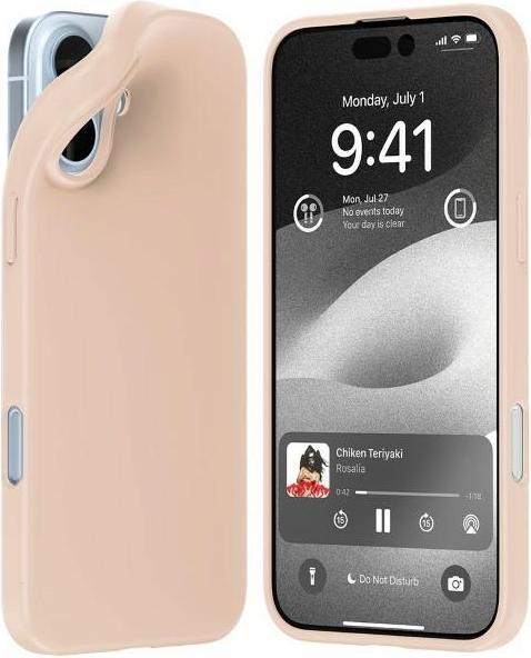 Actual product image Soft iPhone 16 Plus 6.7" różowo piaskowy/pink sand (Apple iPhone 16 Plus)