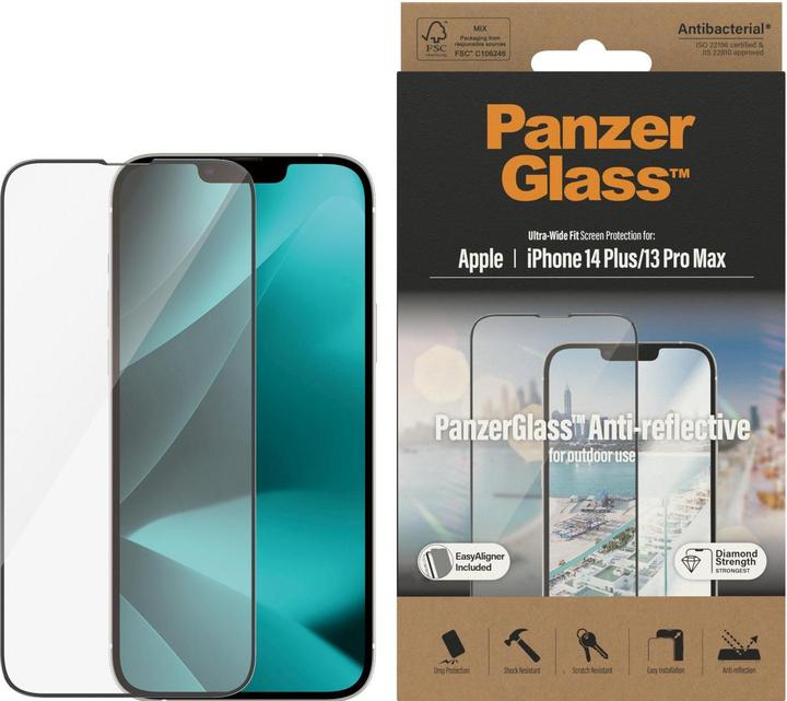 Actual product image PanzerGlass Ultra Wide Fit (1 Piece, Apple iPhone 13 Pro Max, Apple iPhone 14 Plus)