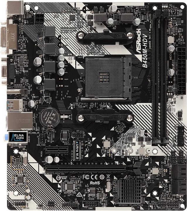 Immagine prodotto AsRock B450M-HDV R4.0 B450 (AM4, AMD B450, mATX)