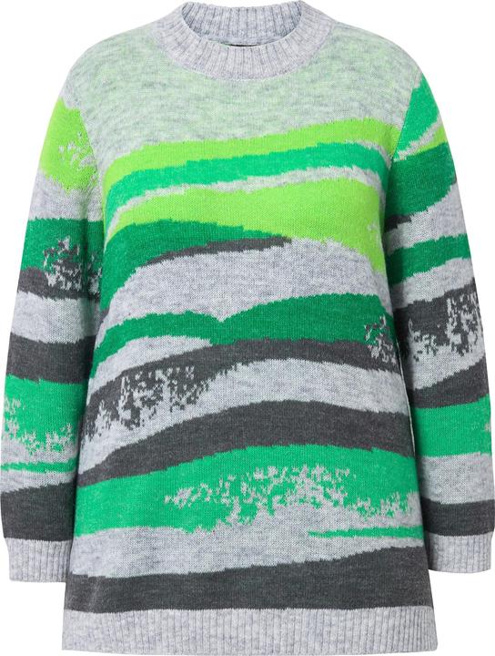 Immagine prodotto Ulla Popken Pullover, Strickmuster, Rundhals, Langarm (62)