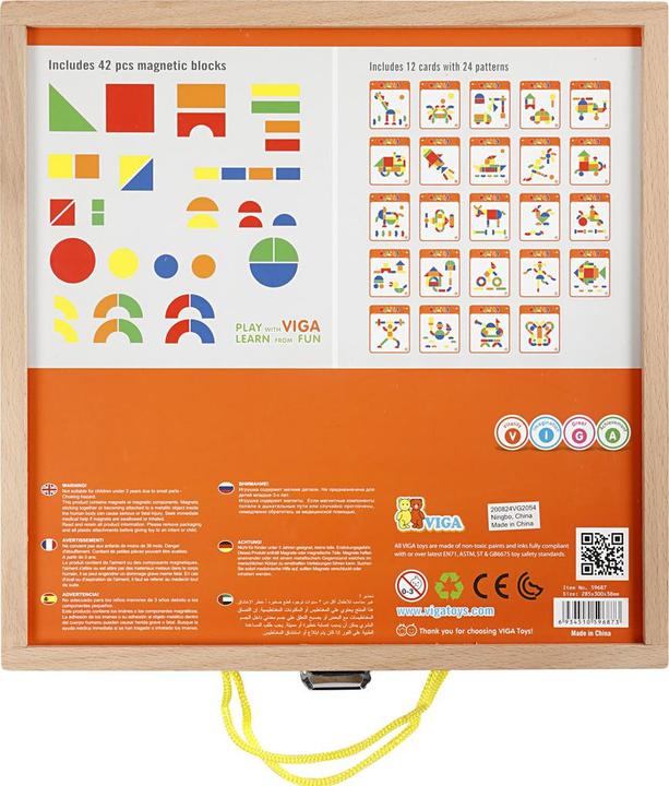 Produktbild Viga Toys Magnet-Formen-Spiel