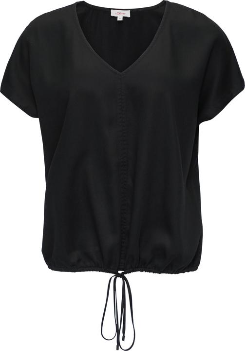 Produktbild S.Oliver Bluse Fliessende Bluse aus Lyocell mit Tunnelzug (34)