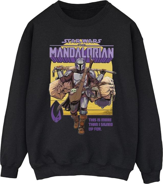 Immagine prodotto Star Wars The Mandalorian More Than I Signed Up For Felpa Uomo (4XL)