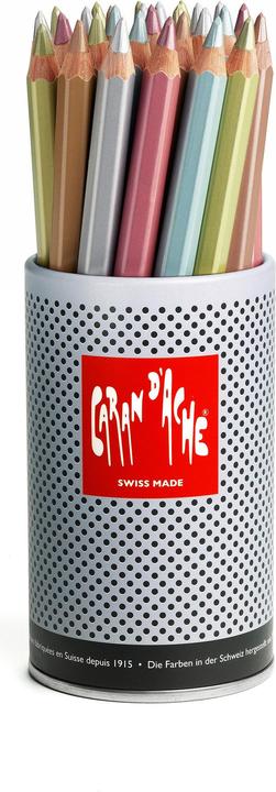 Actual product image Caran d'Ache Farbstifte Metallic (28 x)