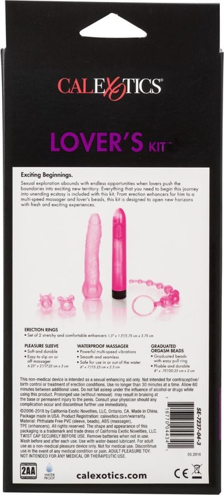 Actual product image CalExotics Starter Lovers Kit