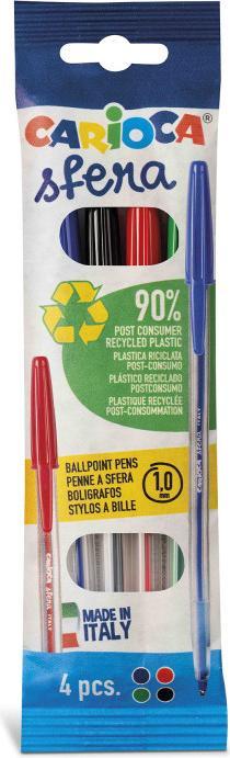 Carioca Pack of 4 Paper Flowpacks (4x)