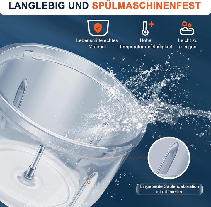 Produktbild Bear Rock Doppelhäcksler (600 ml, 300 W)