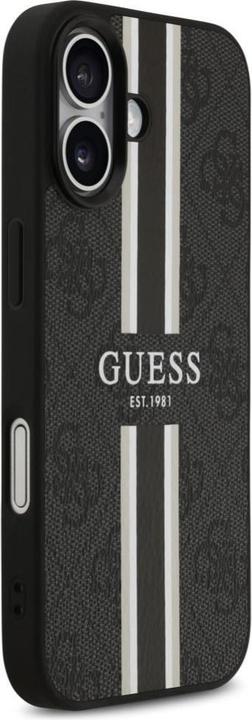 Image du produit Guess - Hardcase 4G Printed Stripes MagSafe (GUHMP17SP4RPSK) - iPhone 17 - Black (Apple iPhone 17)