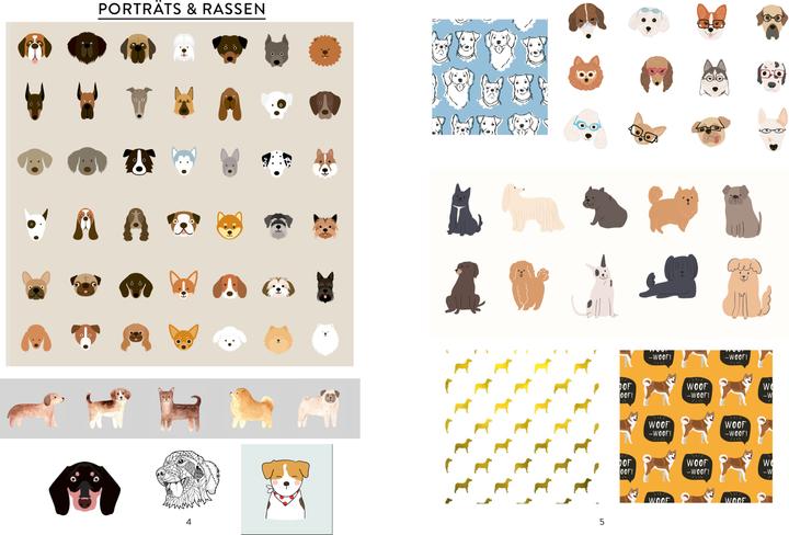 Actual product image Bullet Journal Sticker Book - Dog Happiness