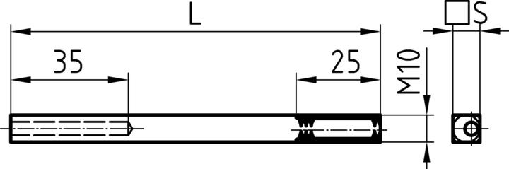 Produktbild Glutz Wechselschloss-Stift (Türgarnitur)